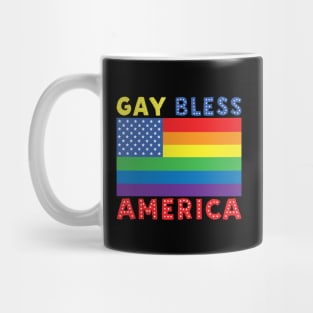 Gay Bless America Mug